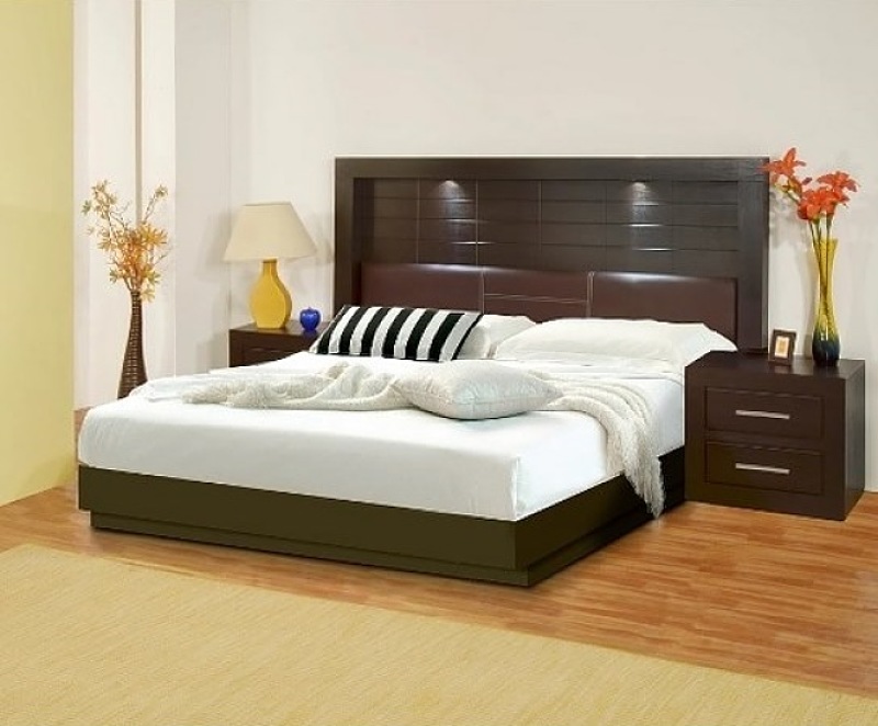 Recamara Pamela King Size 3 Piezas - Chocolate - Kessa