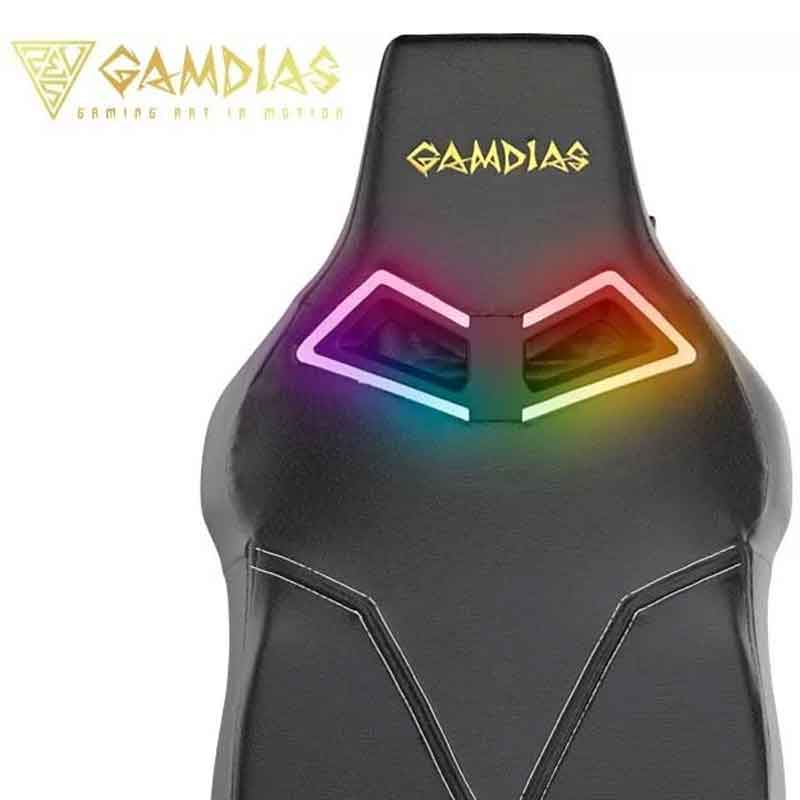 Silla Gamer GAMDIAS ACHILLES P1 L RGB Tipo Cuero 150 Kg