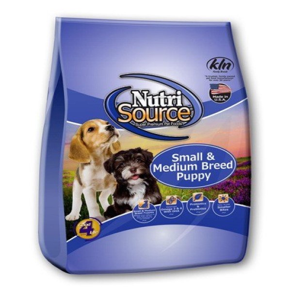 Nutri Source Small & Medium Breed Puppy Chicken & Rice 7 lbs
