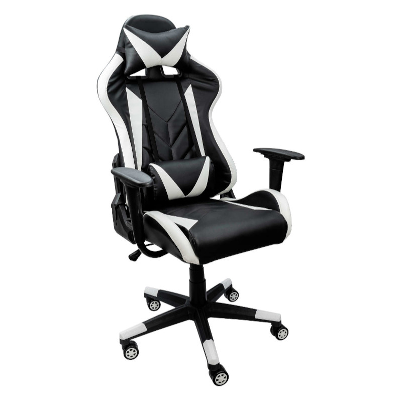 Silla Ajustable Hidraulica Tipo Gamer Racing Con Soporte Lumbar