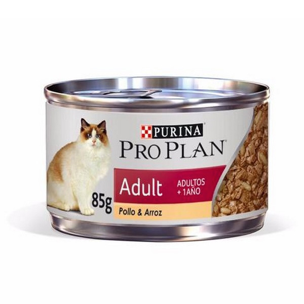 Pro Plan Alimento Húmedo Para Gato Adulto Pollo & Arroz 85 Gr