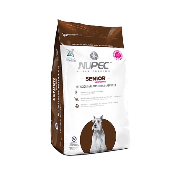 Nupec Alimento para Perro Senior Razas Pequeñas 8 Kg