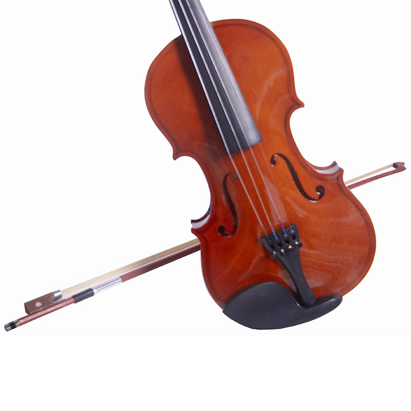 Violin Acustico 4/4 Profesional Madera Fina Cafe con Estuche Brea