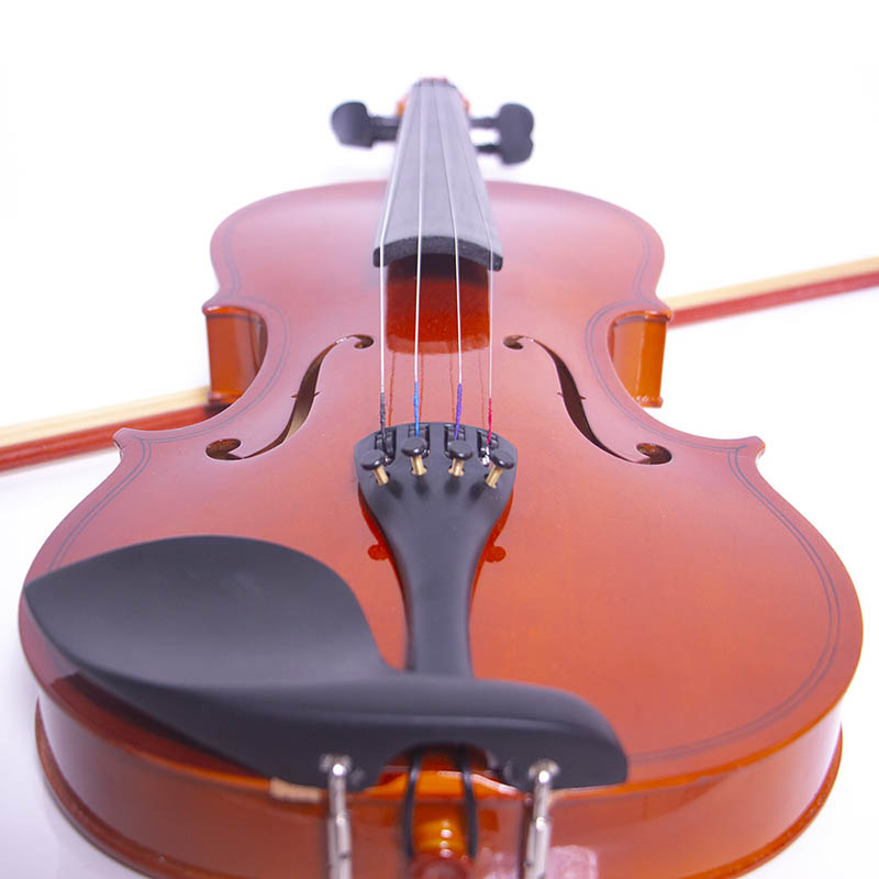 Violin Acustico 4/4 Profesional Madera Fina Cafe con Estuche Brea