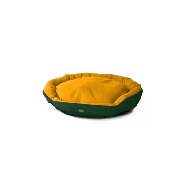Cama Perro Ovalo Verde Mango 54X75 Cm. Mascota Animal Planet