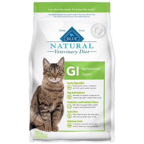Blue Natural Dieta veterinaria Alimento para gato adulto GI Pollo 3.2 kg