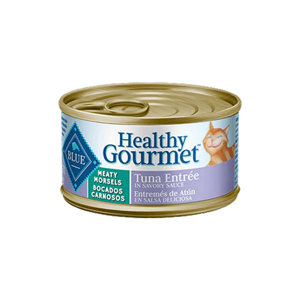 Blue Alimento Húmedo para gato adulto Meaty Morsels Tuna Entrée In Savory 900 gr