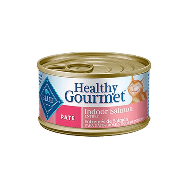 Blue Alimento Húmedo para gato adulto Entrada de parrilla de Salmón en Gravy 900 gr