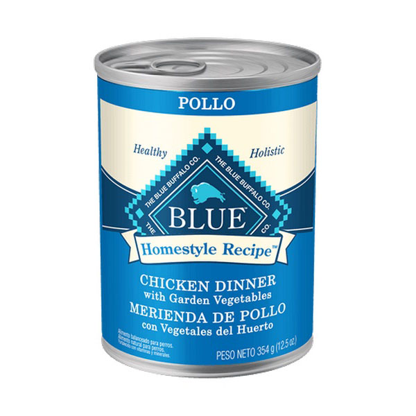Blue Buffalo Alimento Húmedo para perro adulto Merienda de Pollo con Vegetales del Huerto 354 g