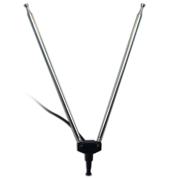 Antena de conejo Master VHF Cable coaxial 80cm