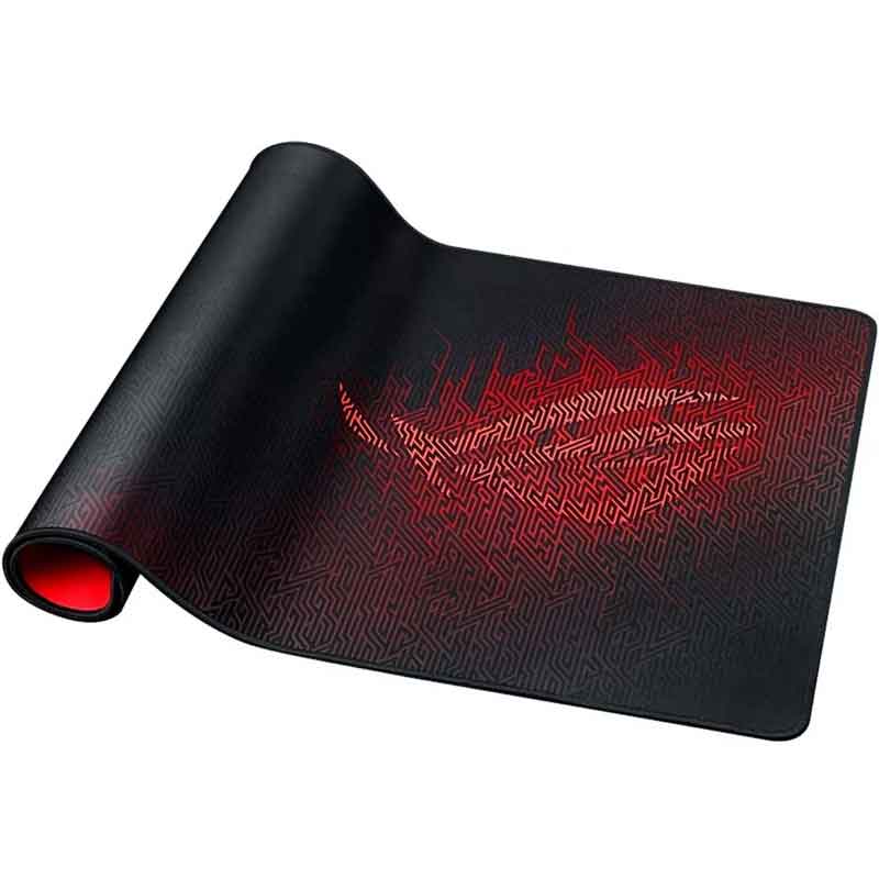 Mouse Pad Gamer Asus Rog Sheath Extra Grande Negro Rojo