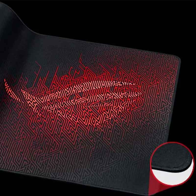 Mouse Pad Gamer Asus Rog Sheath Extra Grande Negro Rojo