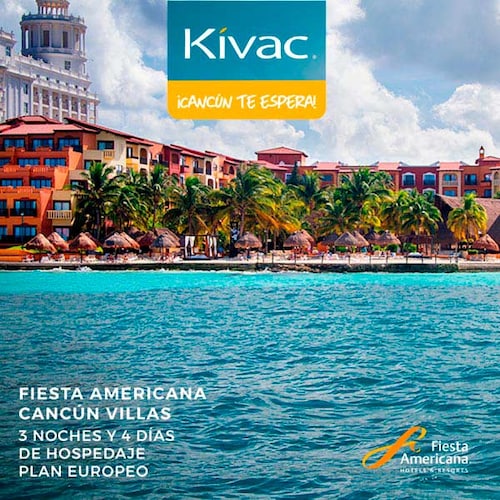 Viaje Cancún para 3 noches, 4 días en Fiesta Americana Villas Cancún