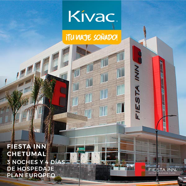 Viaje Chetumal para 3 noches, 4 días en Fiesta Inn Chetumal