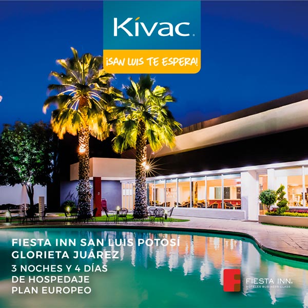 Viaje San Luis Potosí para 3 noches, 4 días en Fiesta Inn San Luis Potosí Glorieta Juárez