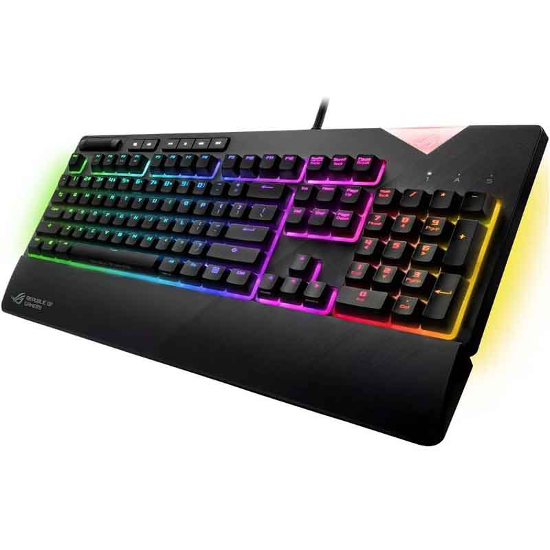 Teclado Gamer Asus Rog Strix Flare Cherry Mx Red Rgb Usb