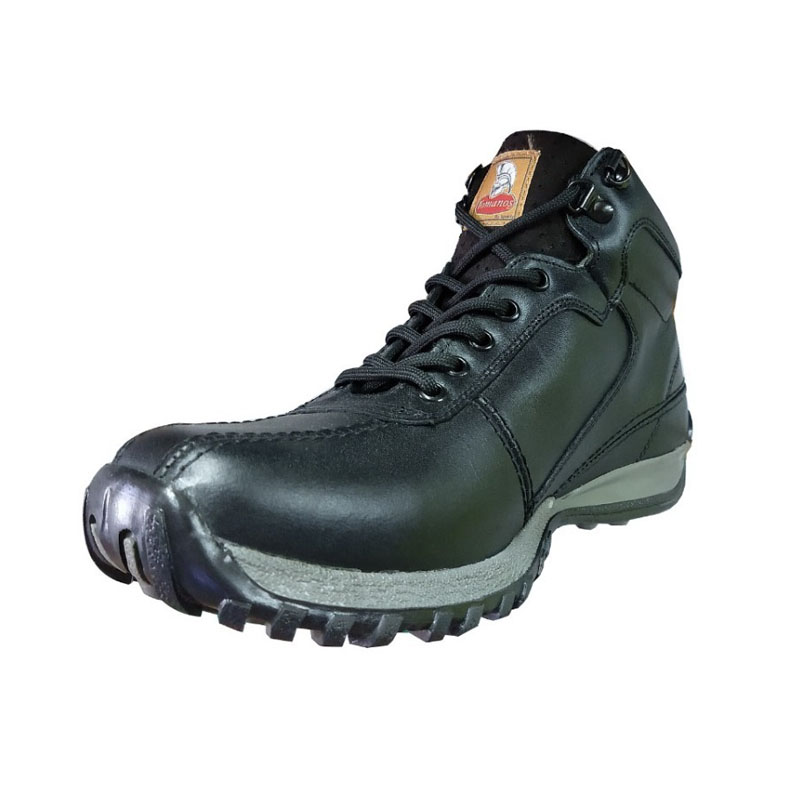 Bota Romanos 722-B Piel PV Hombre Caballero seguridad Negro