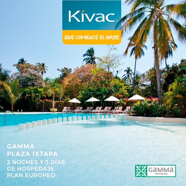 Viaje Ixtapa para 2 noches, 3 días en Gamma Plaza Ixtapa Plan Europeo