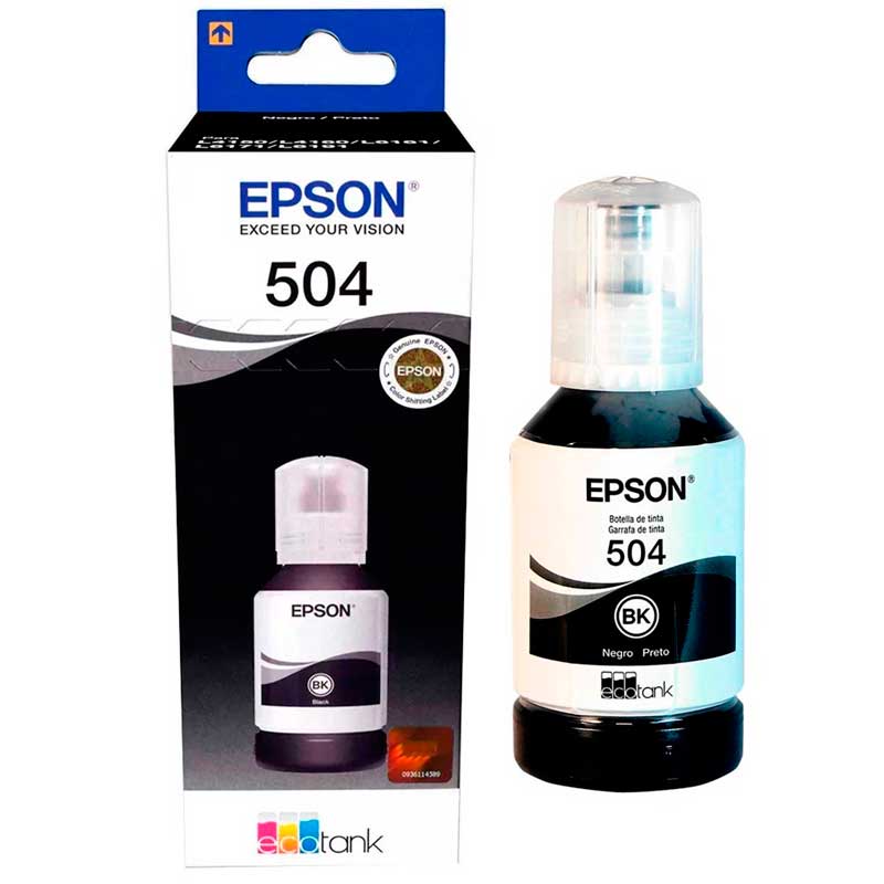 Tintas Originales Epson T504 Para L4150 L4150 Negro T504120-AL