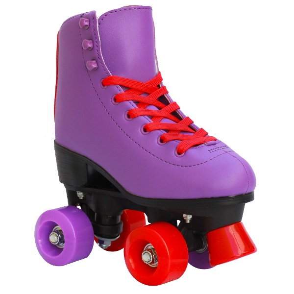 Patines Raxe Morado Rojo