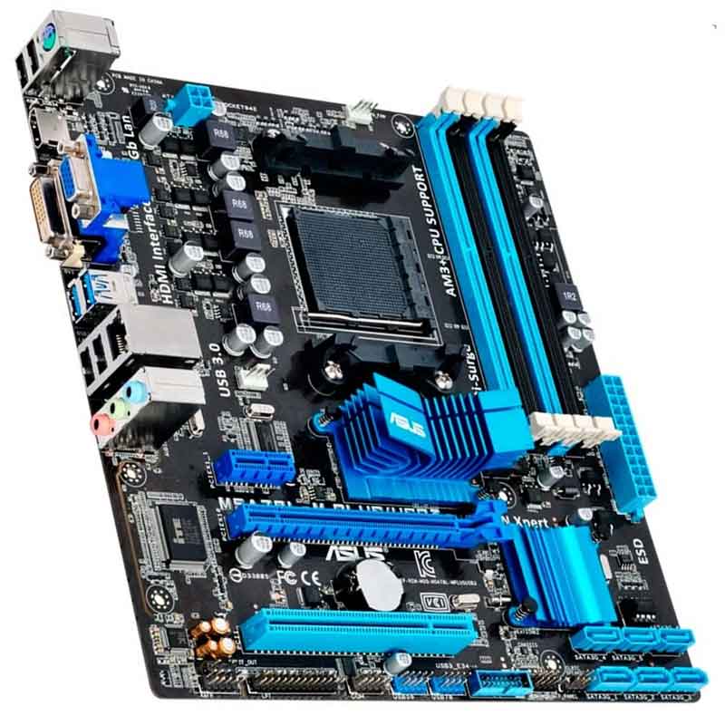 Tarjeta Madre Asus M5a78l-m Plus Usb3 Socket Am3+ 4ddr3 Pcie