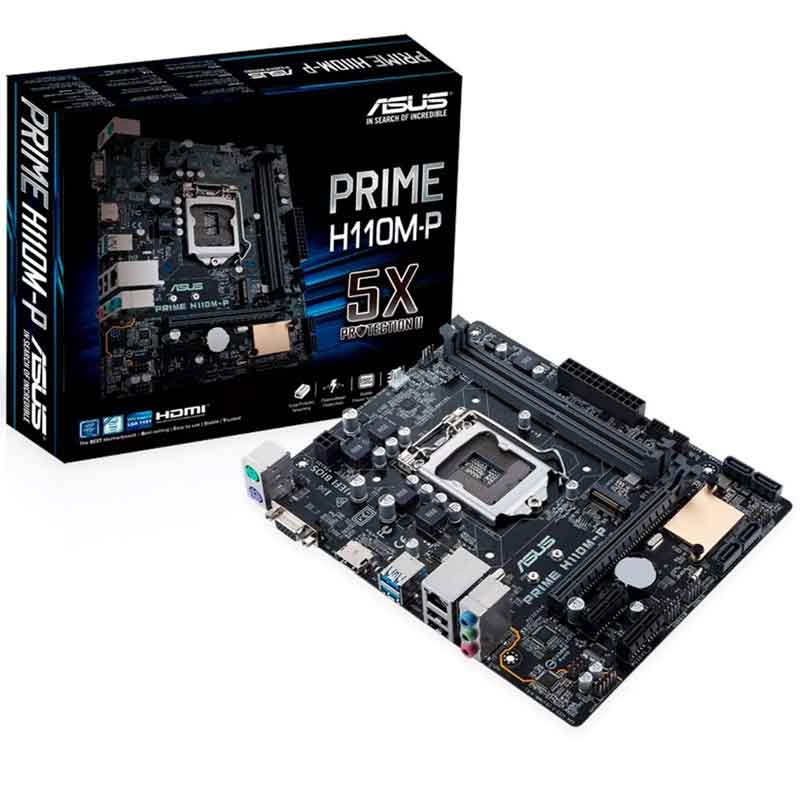 Tarjeta Madre Asus Prime H110m-p Socket 1151 Ddr4 Hdmi