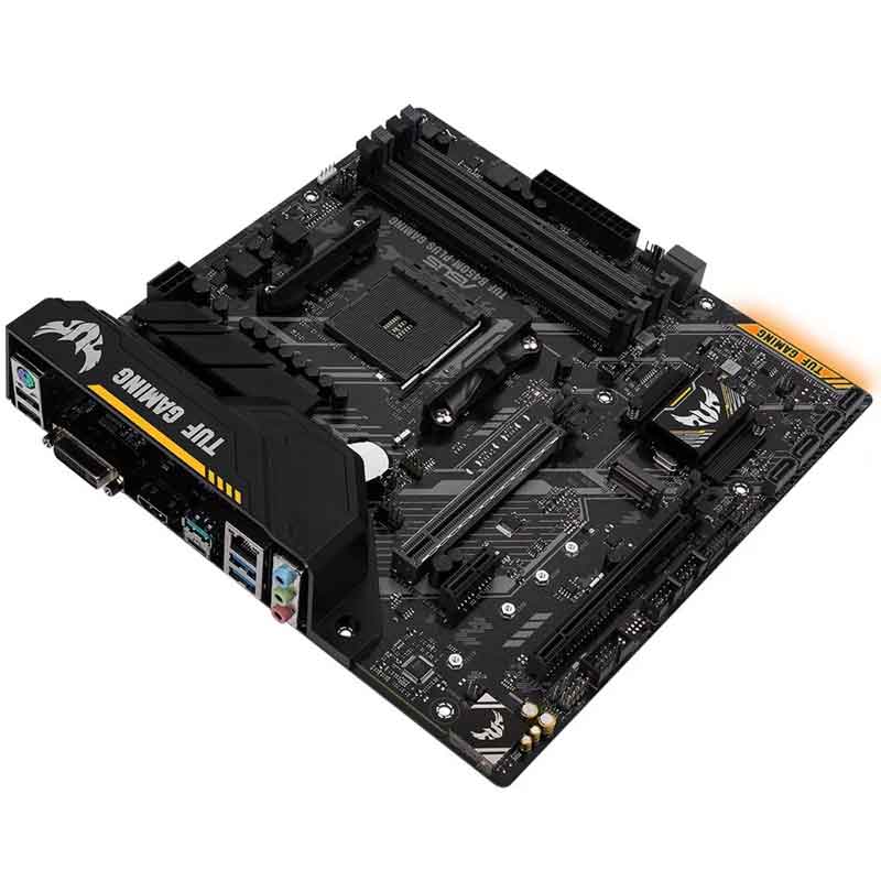 Tarjeta Madre ASUS TUF B450M-PLUS Gaming AM4 DDR4 Micro ATX