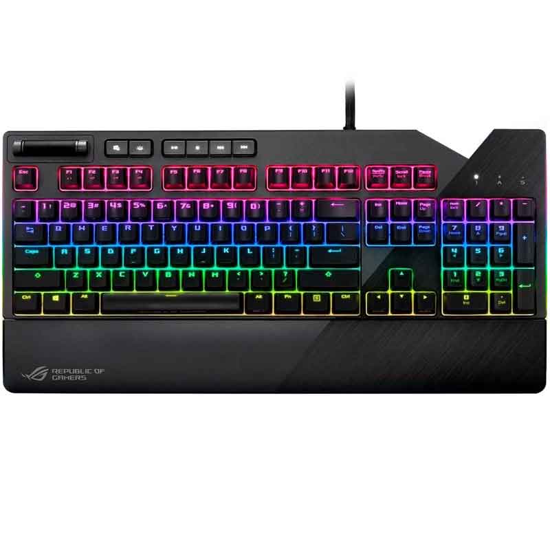 Teclado Gamer Mecanico Asus Rog Strix Flare Cherry Mx Brown