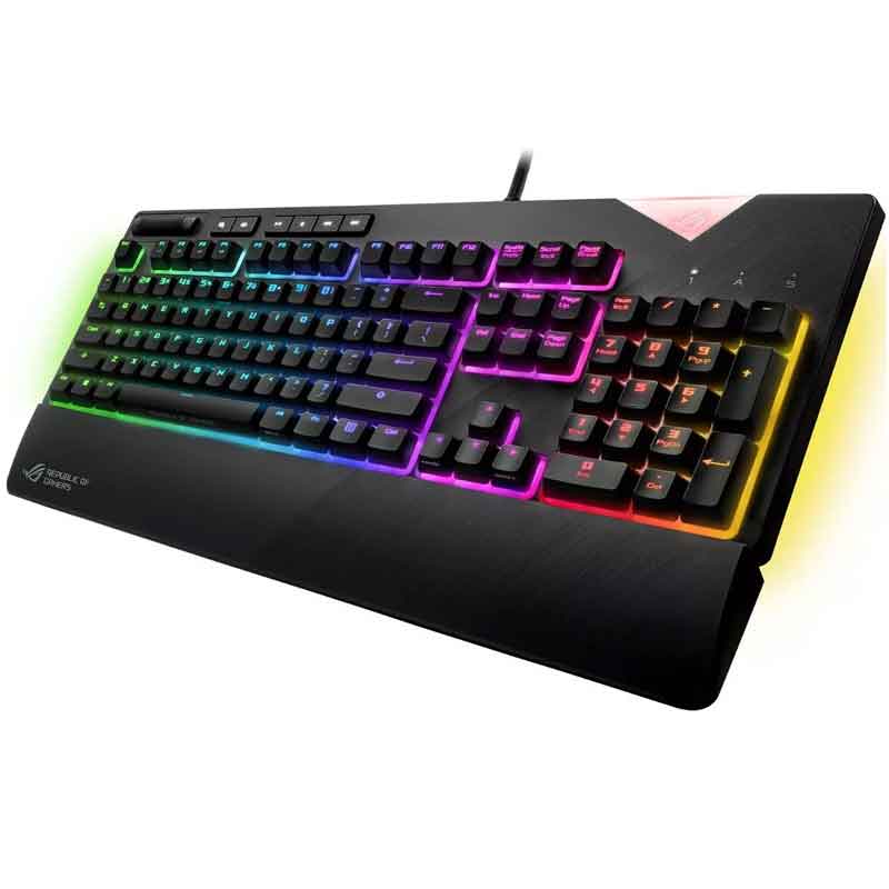 Teclado Gamer Mecanico Asus Rog Strix Flare Cherry Mx Brown