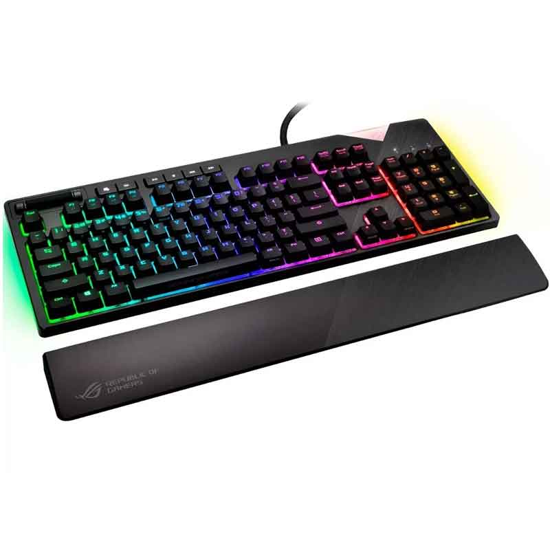 Teclado Gamer Mecanico Asus Rog Strix Flare Cherry Mx Brown