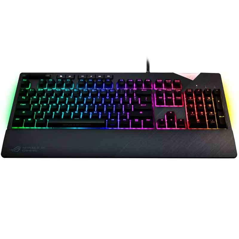 Teclado Gamer Mecanico Asus Rog Strix Flare Cherry Mx Brown