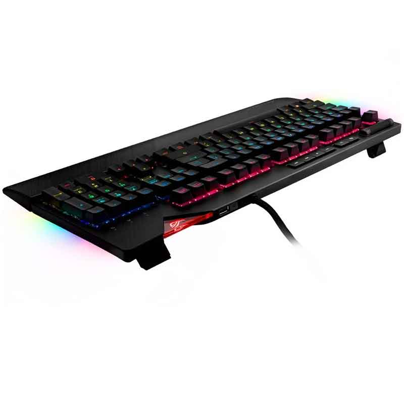 Teclado Gamer Mecanico Asus Rog Strix Flare Cherry Mx Brown
