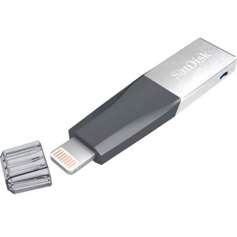 Memoria USB 32GB Sandisk iXpand Mini USB 3.0 a Lightning  SDIX40N-032G-GN6NN 