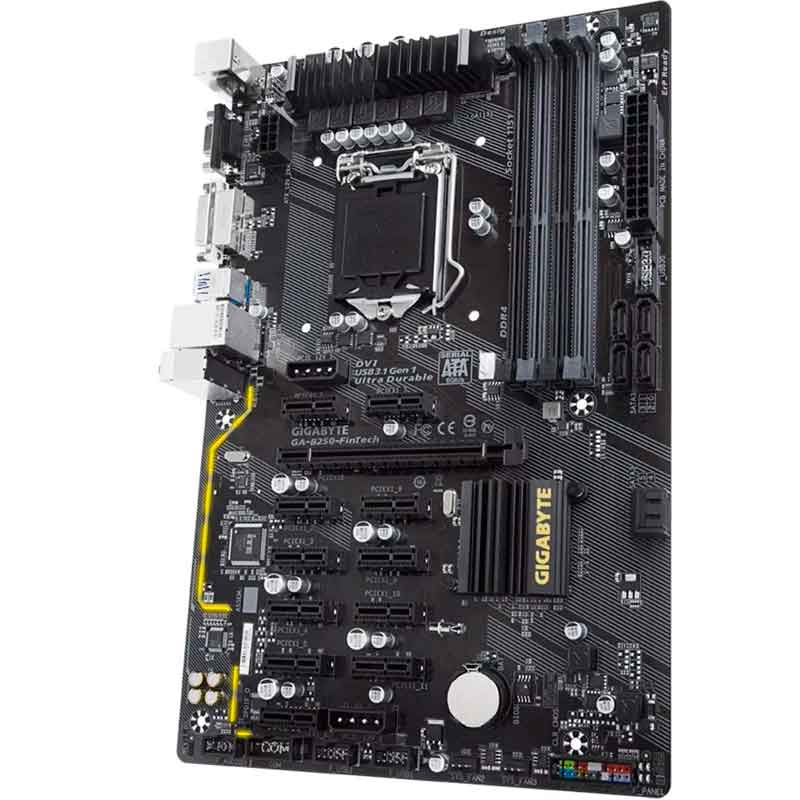 Tarjeta Madre GIGABYTE GA-B250-FinTech 1151 DDR4 ATX
