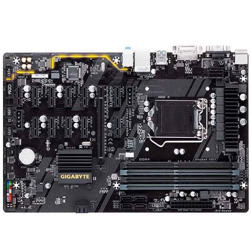 Tarjeta Madre GIGABYTE GA-B250-FinTech 1151 DDR4 ATX