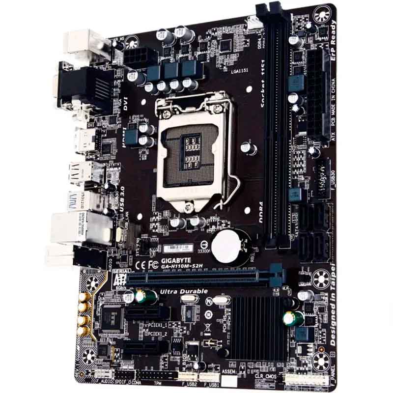 Tarjeta Madre GIGABYTE H110M S2H 1151 DDR4 Micro ATX