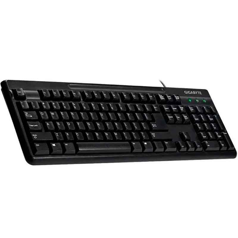 Kit Teclado y Mouse GIGABYTE 800 DPI Negro Alambrico GK-KM3100 