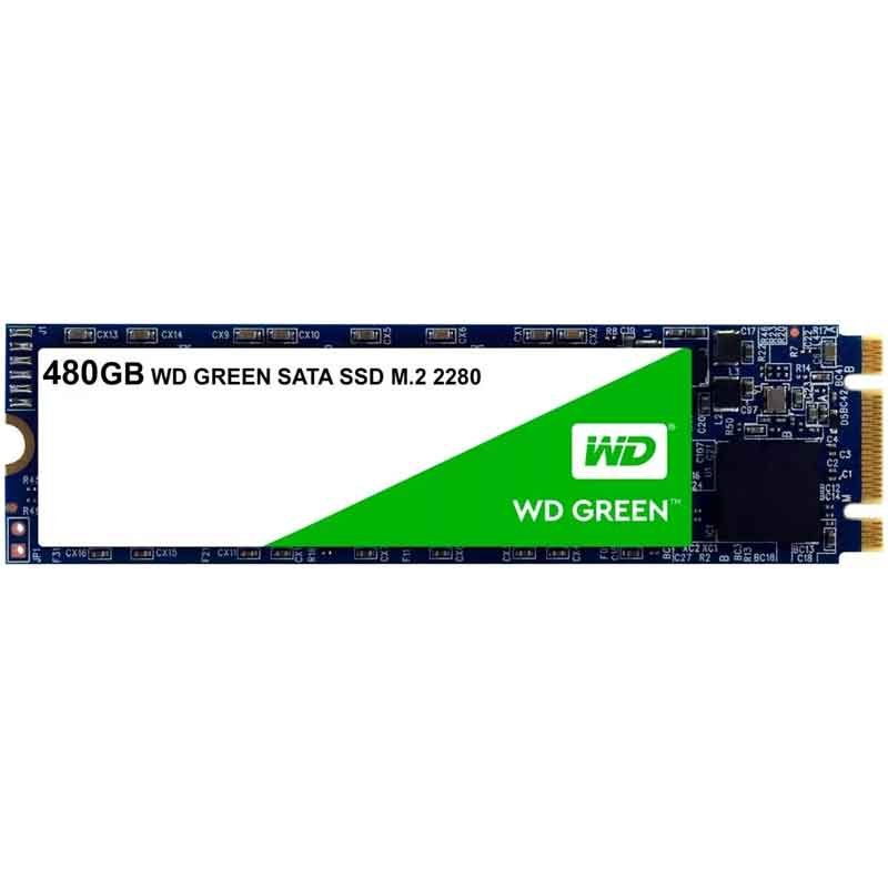Unidad de Estado Solido SSD M.2 480GB WESTERN DIGITAL Green SATA III 545 MB/s WDS480G2G0B 