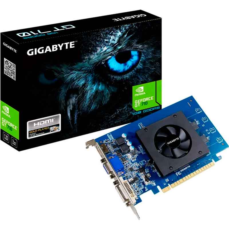 Tarjeta de Video GIGABYTE GeForce GT 710 1GB DDR5 GVN710D51GI