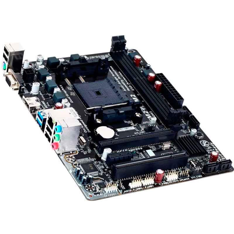 Tarjeta Madre GIGABYTE F2A68HMH AMD FM2FM2 DDR3 Micro ATX