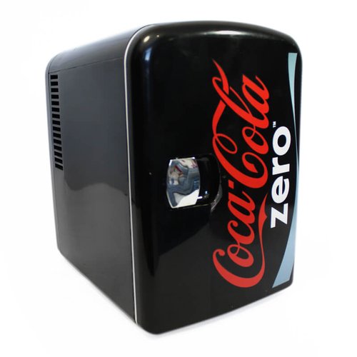 Mini Enfriador Minibar Frigobar 4 L Coca Cola Zero Kwcze 6 LATAS 