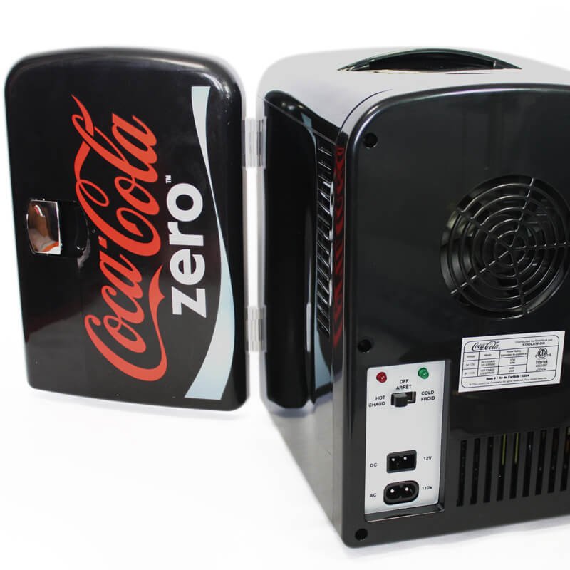Mini Enfriador Minibar Frigobar 4 L Coca Cola Zero Kwcze 6 LATAS 