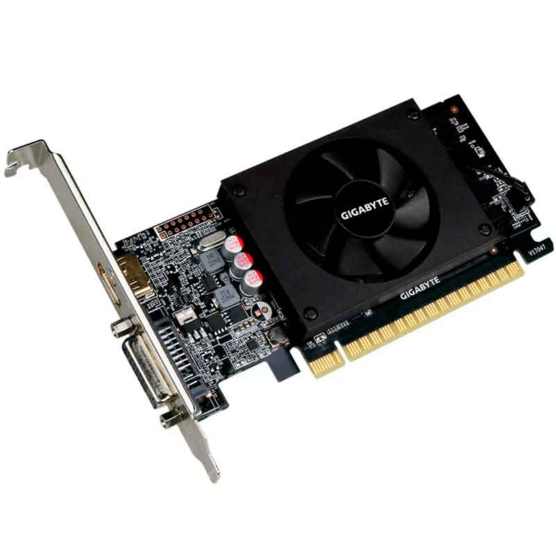 Tarjeta de Video GIGABYTE GeForce GT 710 2GB GDDR5 GV-N710D5-2GL
