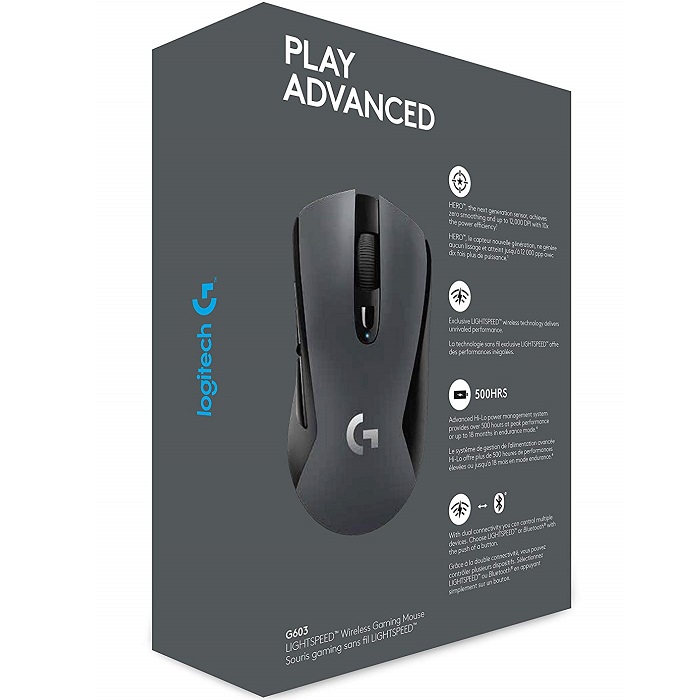 Mouse Logitech G603 Lightspeed Inalambrico USB Y Bluetooth Gaming 910-005100