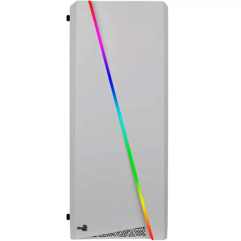 Gabinete Gamer AEROCOOL CYLON 1 Fan Cristal Templado USB 3.0 Blanco RGB ATX 