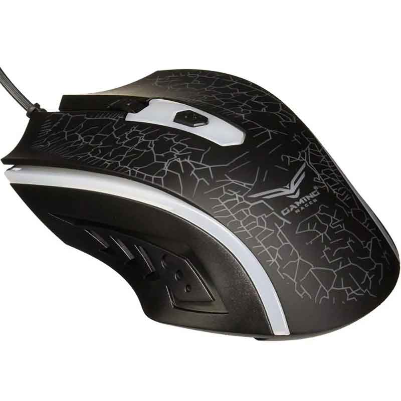 Mouse Gamer NACEB 1200Dpi USB Negro NA-592NE 