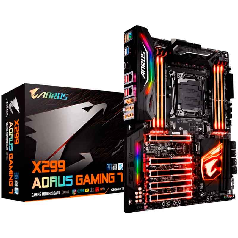 Tarjeta Madre X299 Aorus Gaming 7 Rgb Socket 2066