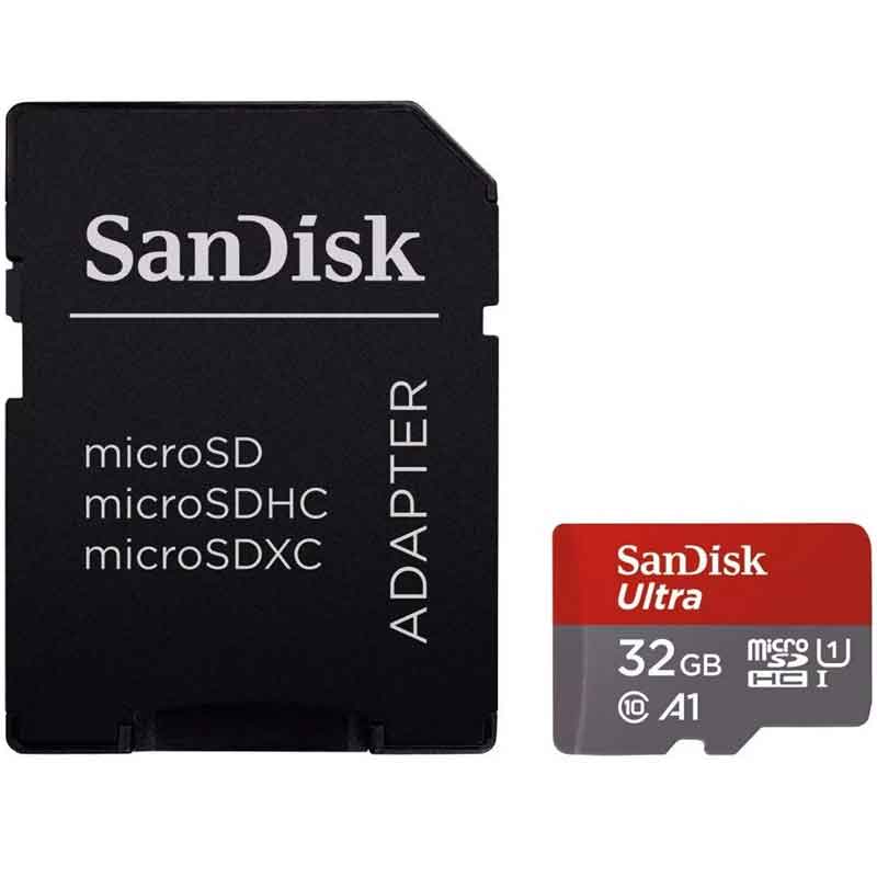 Memoria Micro SD 32GB Sandisk Ultra A1 Clase 10 SDSQUAR-032G-GN6MA 