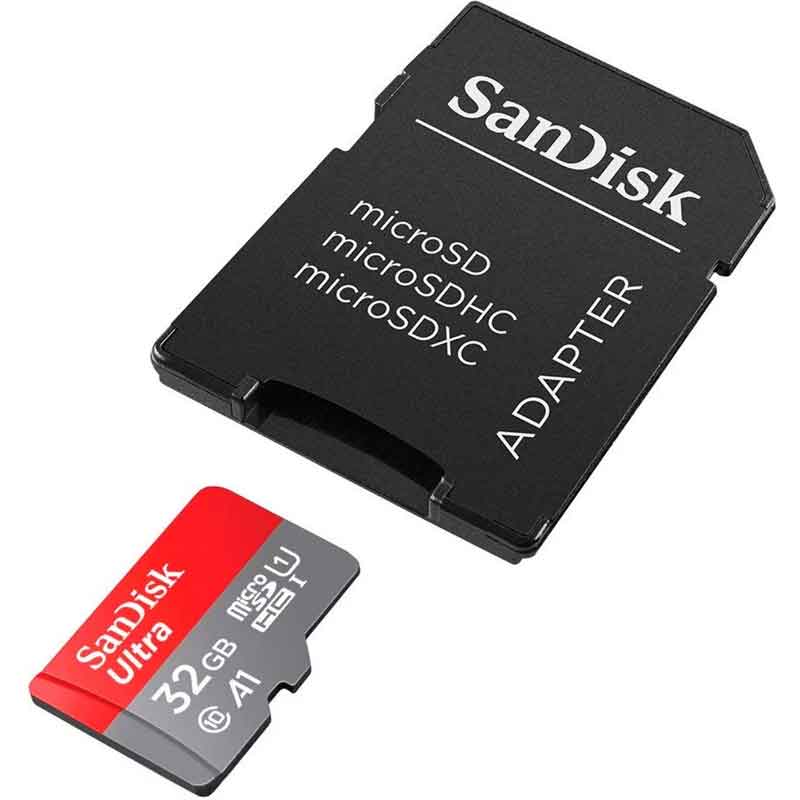 Memoria Micro SD 32GB Sandisk Ultra A1 Clase 10 SDSQUAR-032G-GN6MA 