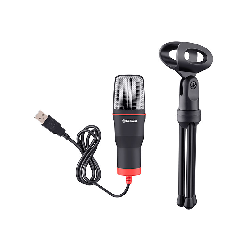 Micrófono Usb Condensador Pc Computadora Steren